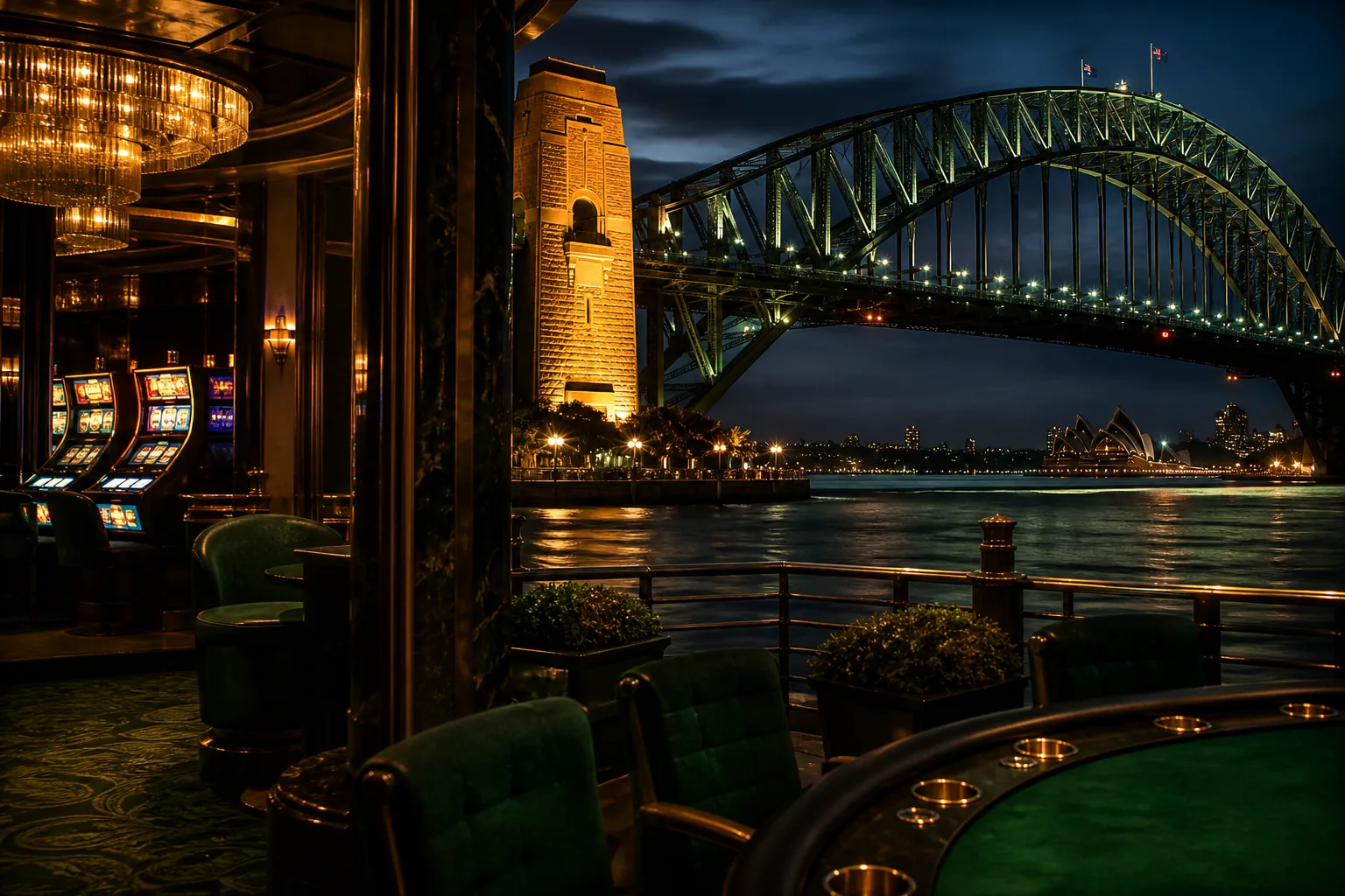 Editorial city guide graphic for Gamdom Casino readers in Sydney, NSW